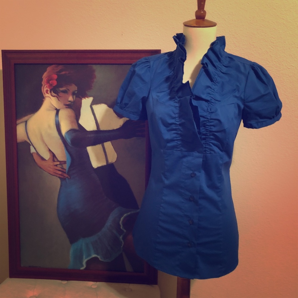 The Limited - Royal Blue Top